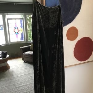 Anthropologie crushed velvet xl dress